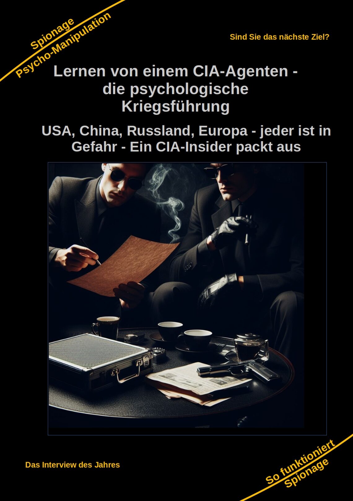 Lernen von einem CIA-Agenten - die psychologische Kriegsführung USA, China, Russland, Europa - jeder ist in Gefahr - Ein CIA-Insider packt aus