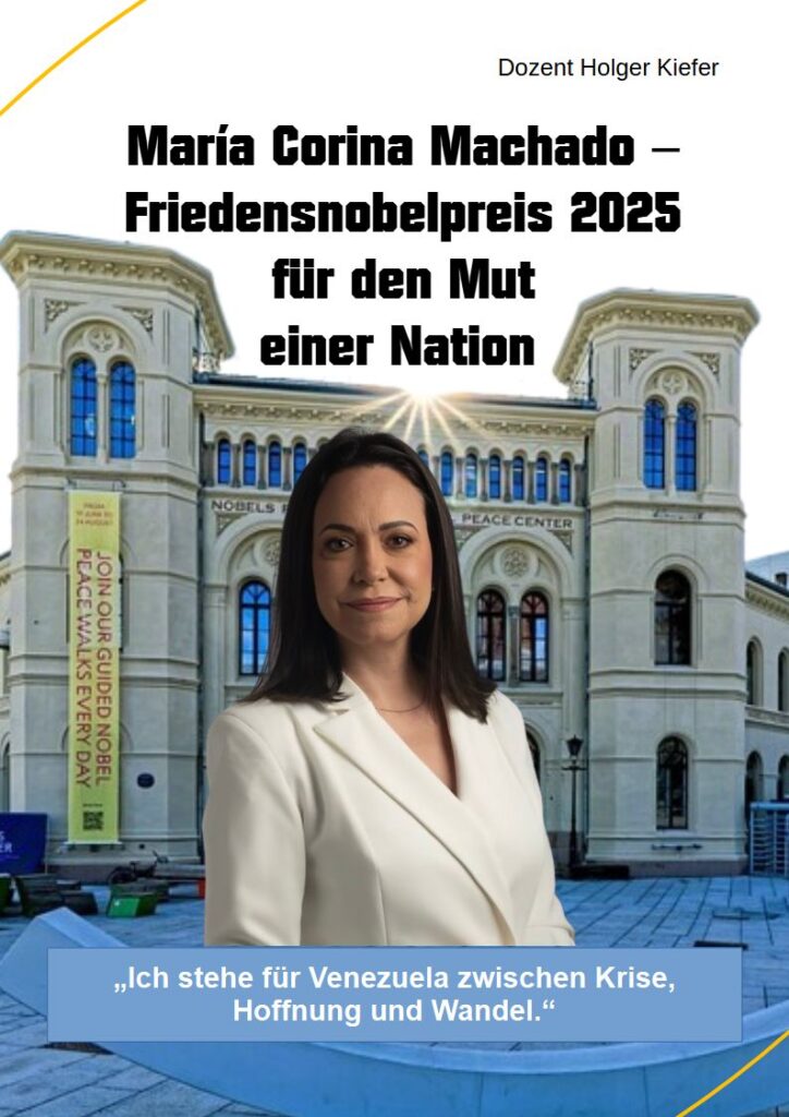 Buchcover Friedensnobelpreis 2025 María Corina Machado